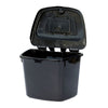Black Kitchen Compost Caddy Bin - Food Recycling (7 Litre) 7L