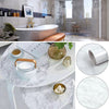 Wallpaper Marble / Wood Texture Sticker Cupboard Table Furniture Cover Adhesive