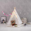 Large Canvas Children Indian Tent Teepee Kids Wigwam Indoor Outdoor Play House