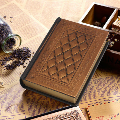 Retro Vintage Journal Blank Hard Cover Leather Diary Notebook Sketchbook Paper