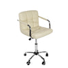 Modern Office Swivel Computer Desk PU Leather Study Chair Height Adjustable