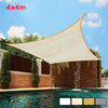 4x4M Outdoor Sun Shade Sail HDPE Patio Sunscreen Awning Canopy 80-85% UV Block