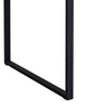 Wood Dining Table U-shaped Metal Leg Rectangle Table Desk Home Kitchen Furniture