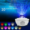 USB Galaxy Star Projector Light Kids LED Starry Sky Night Lamp with Ocean Wave
