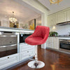 2Pc Bar Stools PU Leather Kitchen Swivel Gas Lift Stools Breakfast Pub Chairs UK