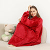 Hoodie Oversized Blanket Sherpa Fleece Ultra Giant Comfy Hooded Sweatshirt Adult