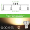 4 Way Ceiling Spotlight Adjustable Kitchen Bar Spot Light LED GU10 Bulbs Lamp