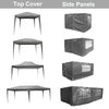 Top Cover Side Panels for Outdoor Pop Up Gazebo Garden Marquee Tent Replacement