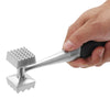 Zinc Alloy + Stainless Steel Meat Mallet Tenderizer Steak Beef Chicken Hammer UK