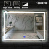Bathroom Mirror Light up Large Wall led Mirror illuminated Heated With Bluetooth
