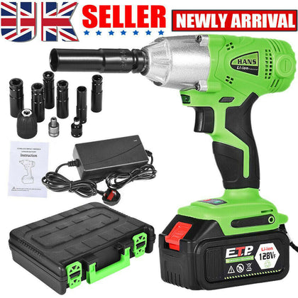 16800mAh 1/2'' Electric Brushless Cordless Impact Wrench Drill High 10ML