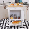 Kitchen Storage Trolley Cart Rolling Wheels Shelves Cupboard Towel Rail