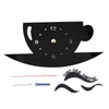 Cute Wall Clock Coffee Cup Shaped Decorative Kitchen Wall Clocks Living Room