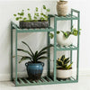 Eye-Protect Bluish Green Plant Stand Flower Pot Shelf Greenhouse Gardening Gift