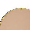 50cm Large round gold wall mirror Brushed Gold Metal Frame Round Wall Mirror New
