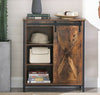 Industrial Style Storage Cabinet Slim Cupboard Unit Small Sideboard Vintage Wood