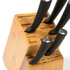 Woodluv Bamboo Universal 19 Slot Bamboo Empty Knife Block Storage Organiser