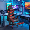 Gaming Chair with Footrest Ergonomic Racing Reclining Chair with Lumbar Support