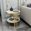 Luxury Marble Tea Coffee Cafe Table Living Room Office Laptop Sofa End Side Desk