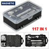 117 In 1 Pro Multi Electric Precision Mini Screwdriver Set Bits Repair Tool Kit