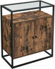 Industrial Style Storage Cabinet Cupboard Slim Unit Small Sideboard Vintage