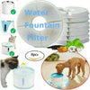 8Pc Pet Flower Style Fountain Filter For Automatic Cat Dog Water Drinking Supply