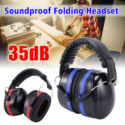 Folding Ear Defenders SNR 35dB Protectors Hearing Safety Adult For Shooting UK