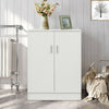 Bathroom Floor Storage Cabinet Side Organizer With 2 Doors Storage Mount Cabinet