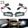 2x LED Number License Plate Light Lamp For VW GOLF MK4 MK5 MK6 MK7 Seat UK