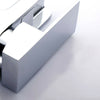 Compact 400mm Basin Vanity Unit Grey Wall Hung Bathroom Sink & Tap Set |Nanuya