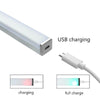 Wireless LED PIR Motion Sensor Light USB Rechargeable Strip Cabinet Closet Lamp