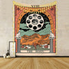 Tarot Tapestry The Moon Tarot Card Tapestry Medieval Europe Mysterious with for