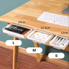 Self Adhesive Under Desk Table Drawer Tray Pencil Organizer Hidden Storage Box