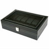10 Grids Watch Display Slot Storage Box Jewelry Collection Case Organiser Holder