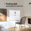 Wall Mounted Writing Table Foldable Computer Desk Floating Storage Workstation