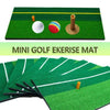 Backyard Golf Mat Training Aids Hitting Swing Pad Practice Grass Outdoor Driving