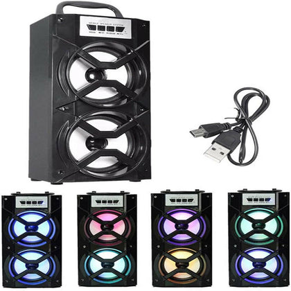 BLUETOOTH WIRELESS OUTDOOR PORTABLE SPEAKER SUPER BASS STEREO w/ USB/TF/FM RADIO