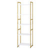 Bookcase 5-Tier Wooden Bookshelf Freestanding Display Stand Tall Storage Rack