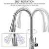 Kitchen Sink Mixer Taps Pull Out Single Lever Chrome Brass Spray Mono Tap Faucet