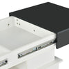 Modern Coffee Table with Storage Drawers High Gloss Side Sofa Table Living Room