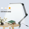 Adjustable Long Arm USB Desk Lamp Bed Reading Led Light Table Clip-on Clamp UK