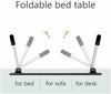 Folding Laptop Bed Tray Table Portable Lap Desk Notebook Breakfast Cup Slot UK