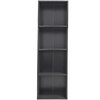 New Cube 2 3 4 Tier Wooden Bookcase Bookshelf Storage Shelf Unit Display Stand
