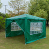 Gazebo 3x3M Heavy Duty Stronger Waterproof Fully Garden Canopy Tent With 4 Sides