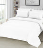 Plain Duvet Cover & Pillowcase Reversible Bedding Set or Fitted Sheet