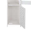 Wooden Bathroom Shelf Cabinet Cupboard White Bedroom Storage Unit Free Standing