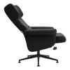 Executive Swivel Lounge Recliner Chair High Back &Footstool Armchair Padded Sofa