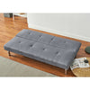 Modern 3 Seater Faux Suede/Linen Fabric Sofa Bed Click-Clack Sofabed Recliner