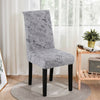 4pcs Crushed Velvet Stretch Dining Chair Seat Cover Protective Slipcover Home