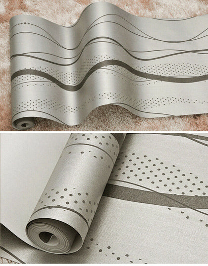 10m Wall Paper Modern Design Living Room Bedroom Wallpaper Roll 5sqm Covering